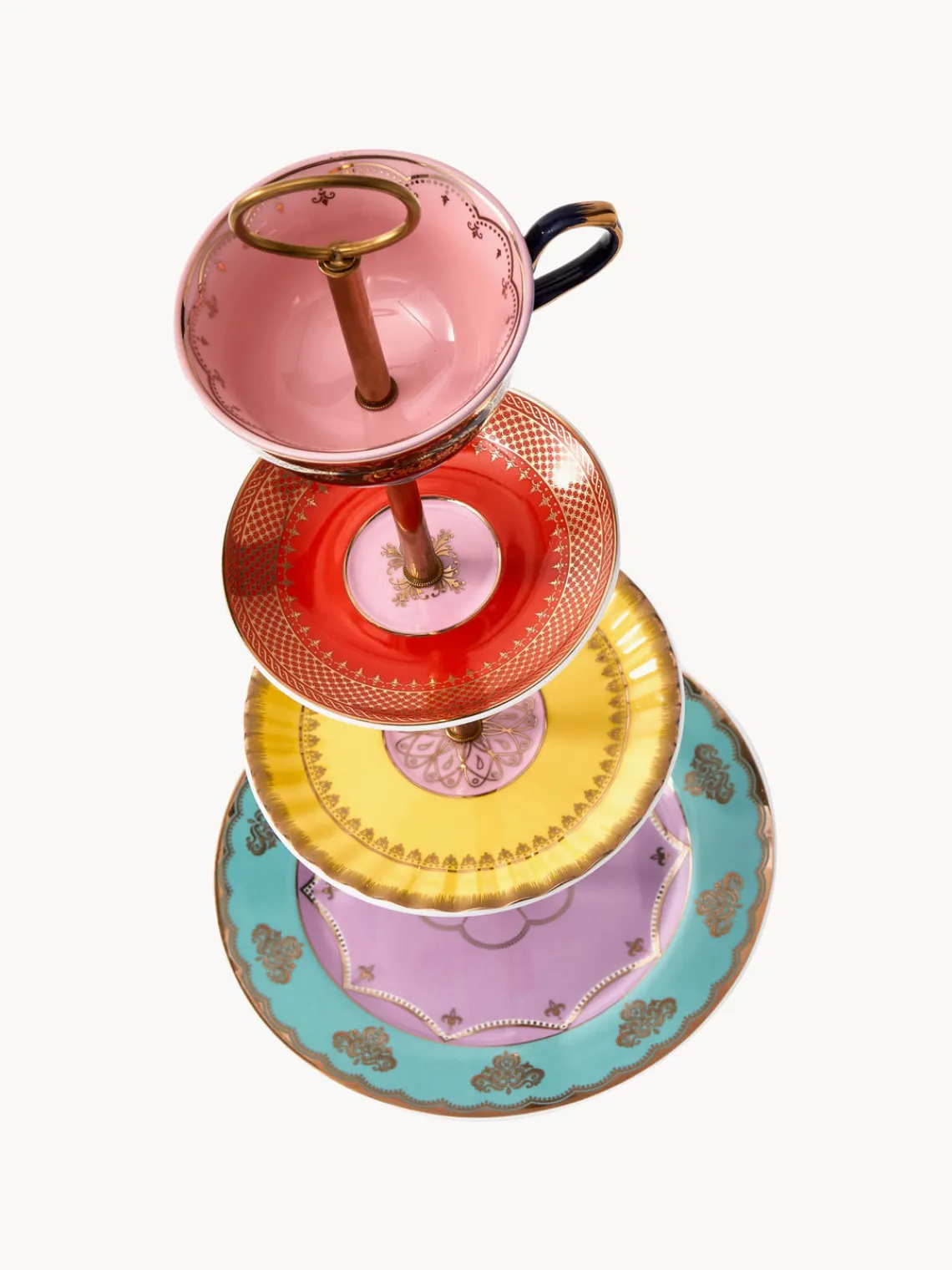 Sale Pols Potten Présentoir à gâteau artisanal en porcelaine Grandpa