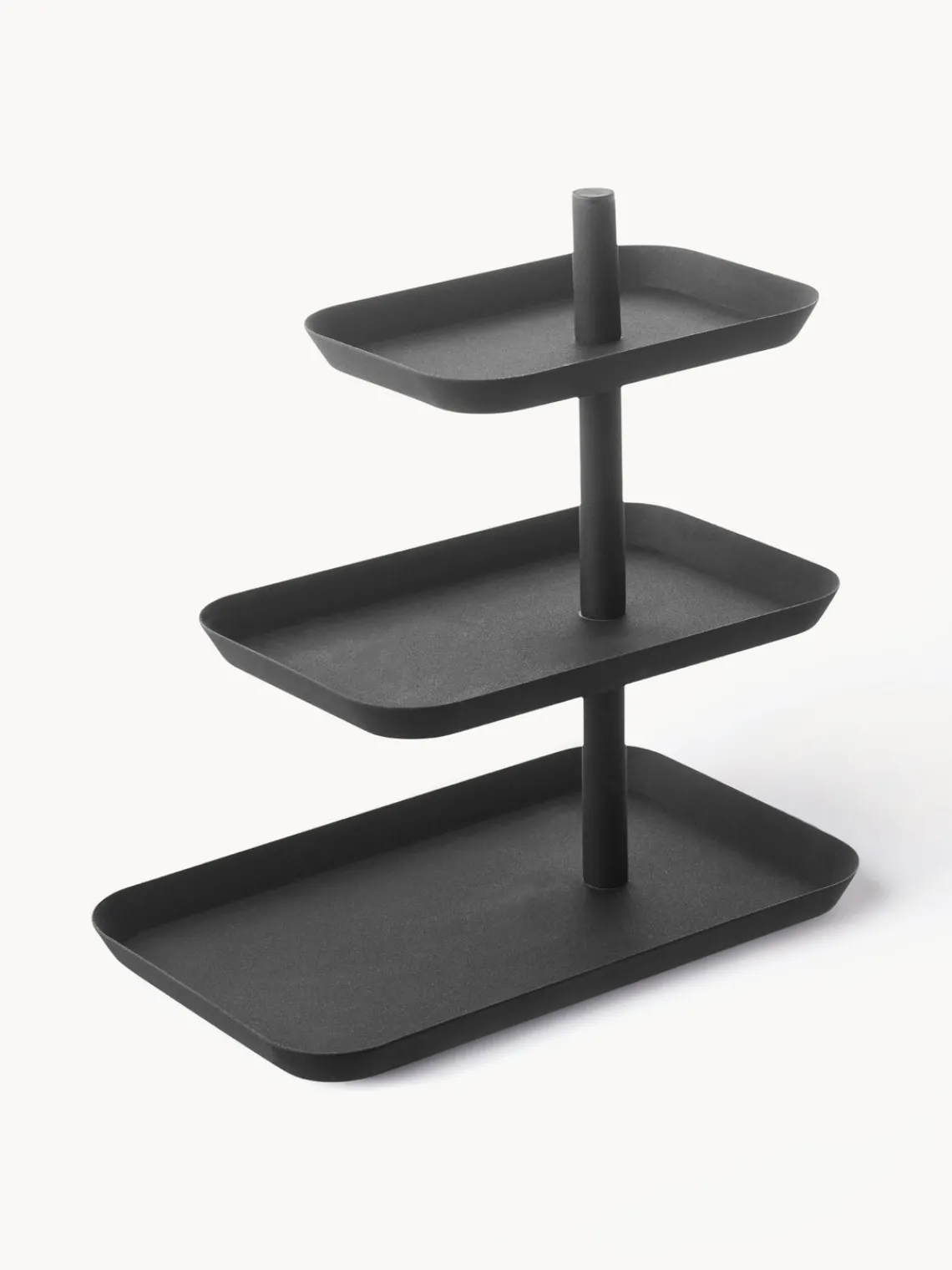 Clearance Yamazaki Présentoir à gâteau en métal Tower Noir