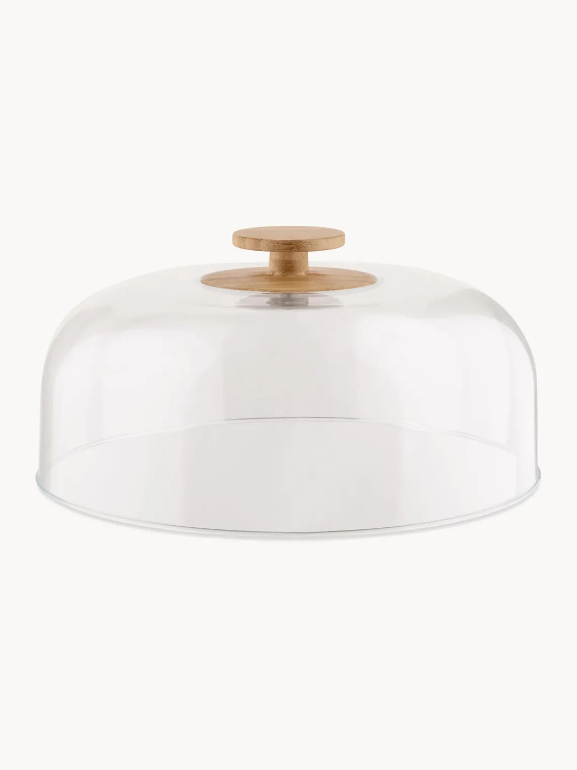 Clearance ALESSI Présentoir à gâteau en porcelaine ave couvercle Mattina Rouge, blanc, transparent