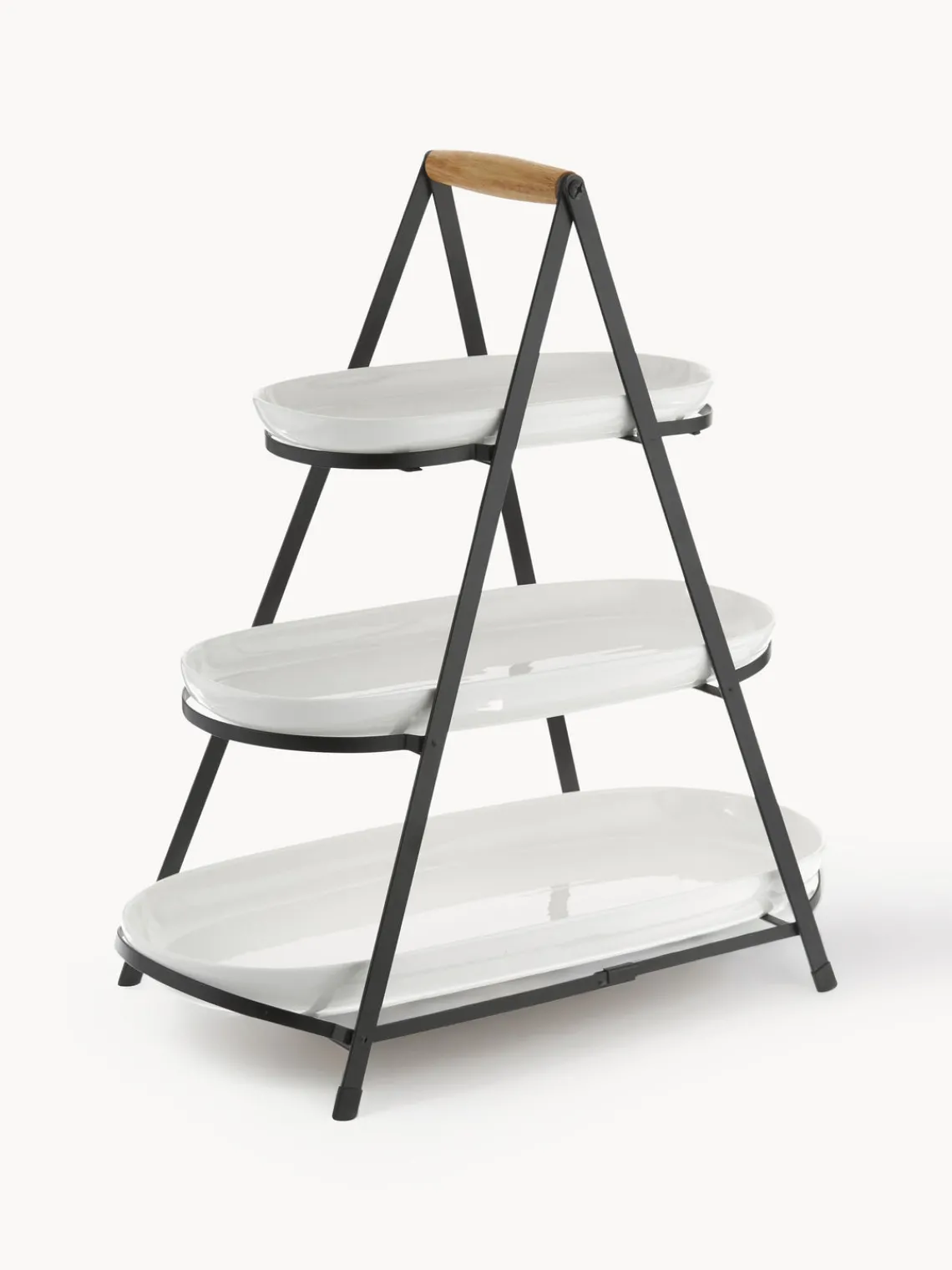 Clearance ladelle Présentoir à gâteaux porcelaine avec plateaux amovibles Tower