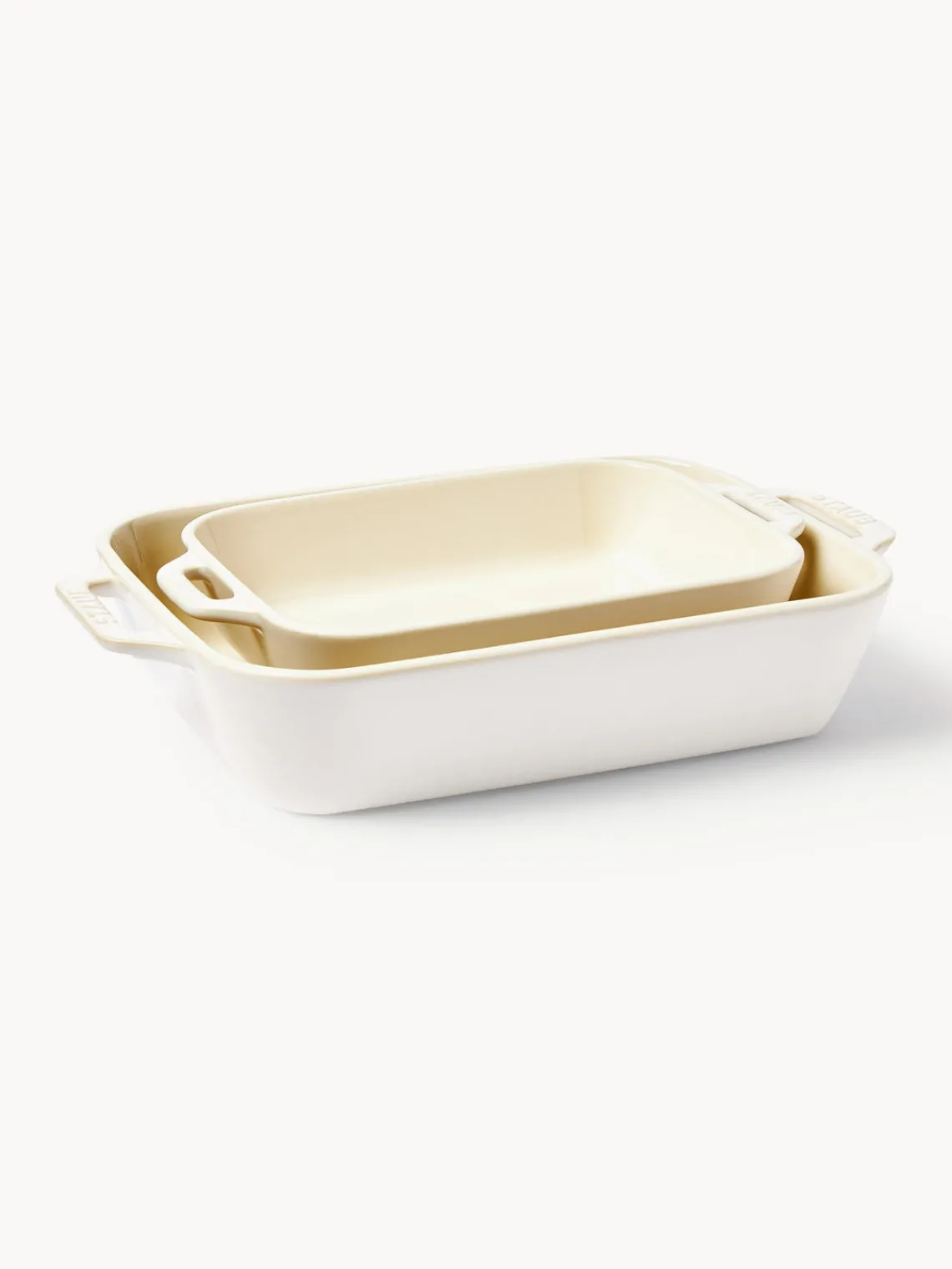 Hot Staub Ramequins Ceramic, 2 élém. Blanc cassé, blanc
