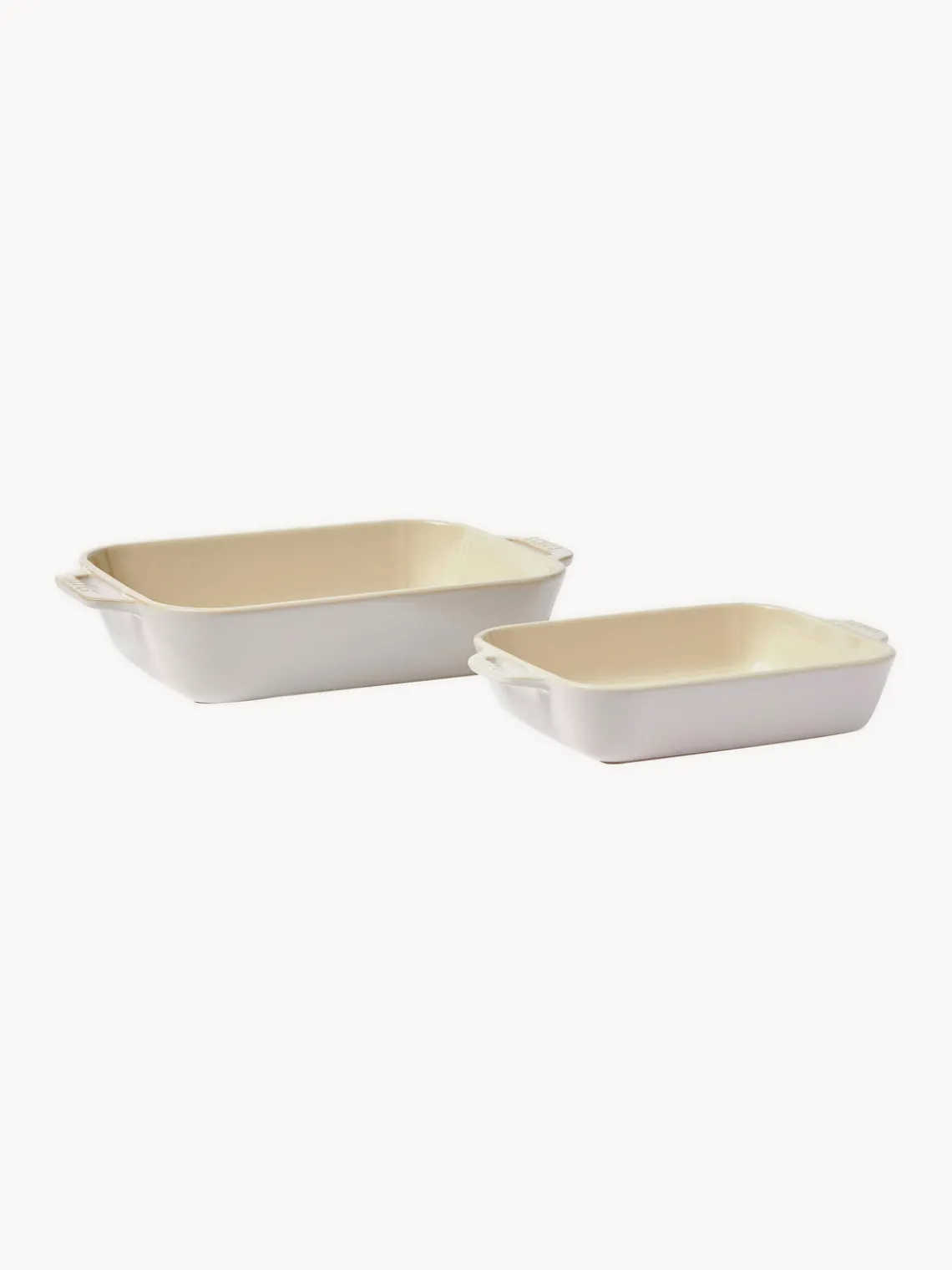 Hot Staub Ramequins Ceramic, 2 élém. Blanc cassé, blanc