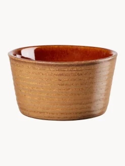 Sale ASA Selection Ramequins ronds en porcelaine Miniu, 4 pièces Brun clair mat, terracotta haute brillance