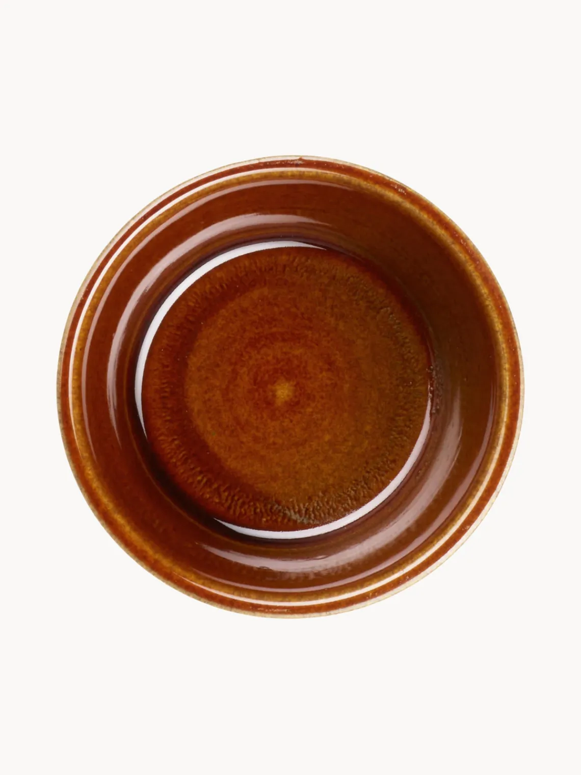 Sale ASA Selection Ramequins ronds en porcelaine Miniu, 4 pièces Brun clair mat, terracotta haute brillance
