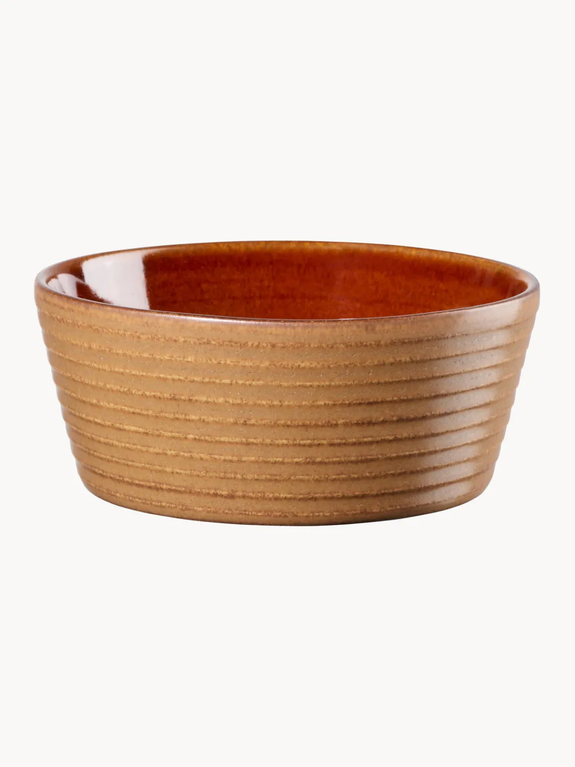 Sale ASA Selection Ramequins ronds en porcelaine Miniu, 4 pièces Brun clair mat, terracotta haute brillance