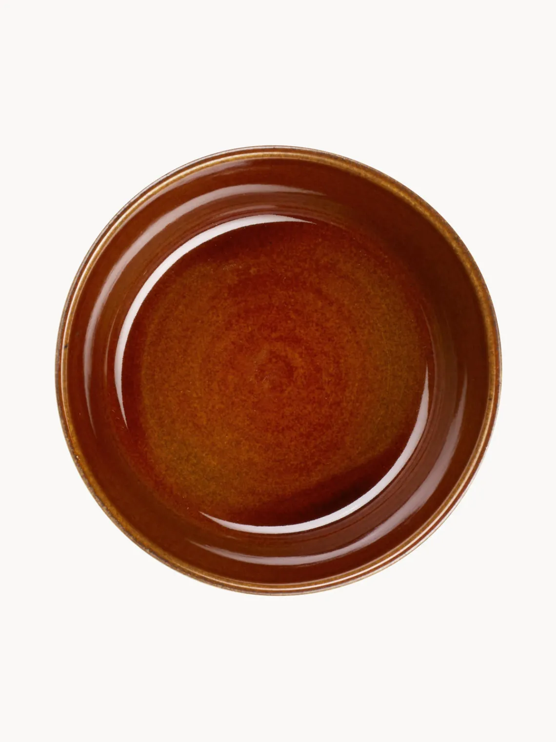 Sale ASA Selection Ramequins ronds en porcelaine Miniu, 4 pièces Brun clair mat, terracotta haute brillance