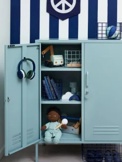 Outlet Mustard Made Rangement en métal The Midi Bleu ciel