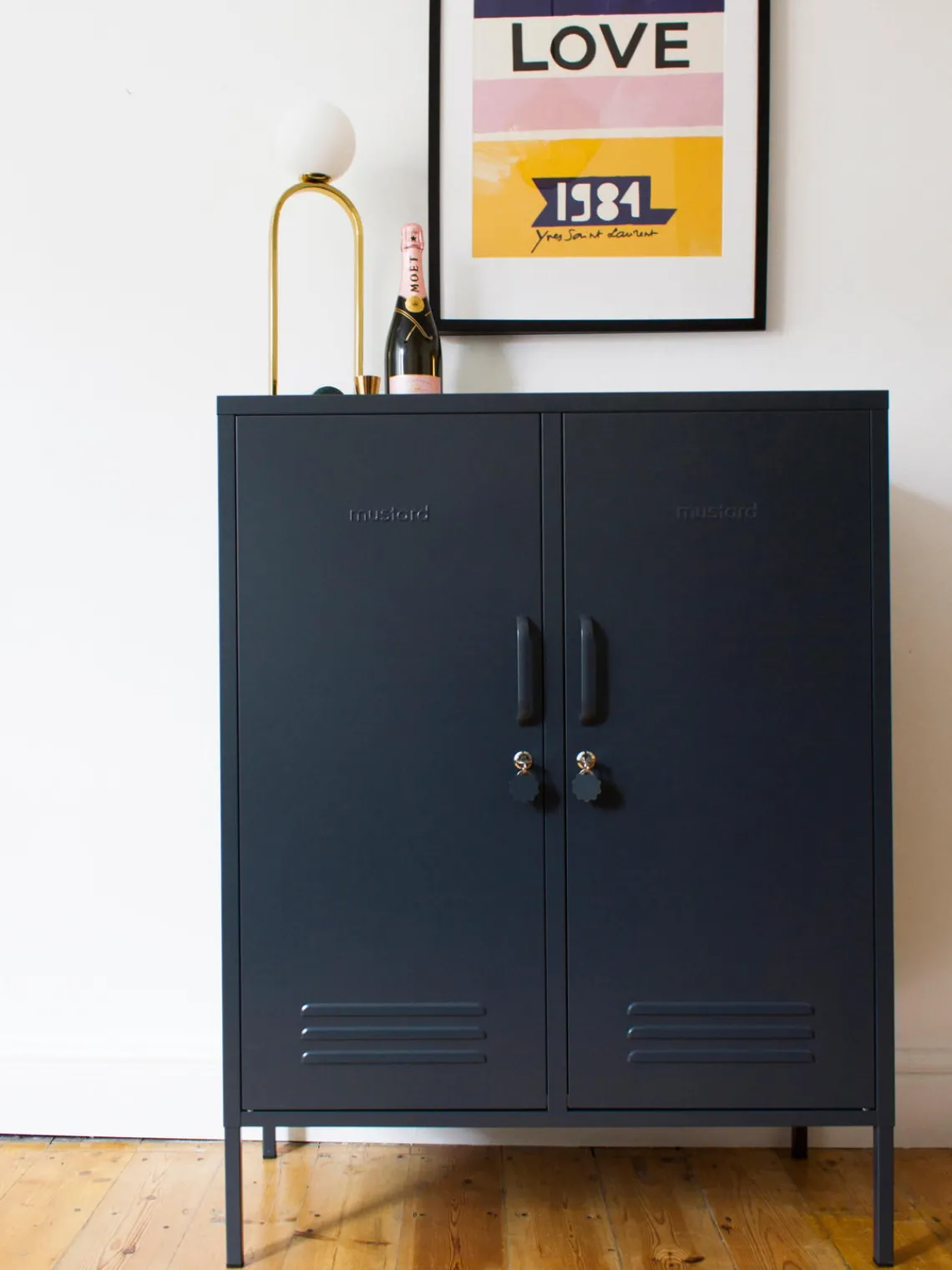 Hot Mustard Made Rangement en métal The Midi Anthracite