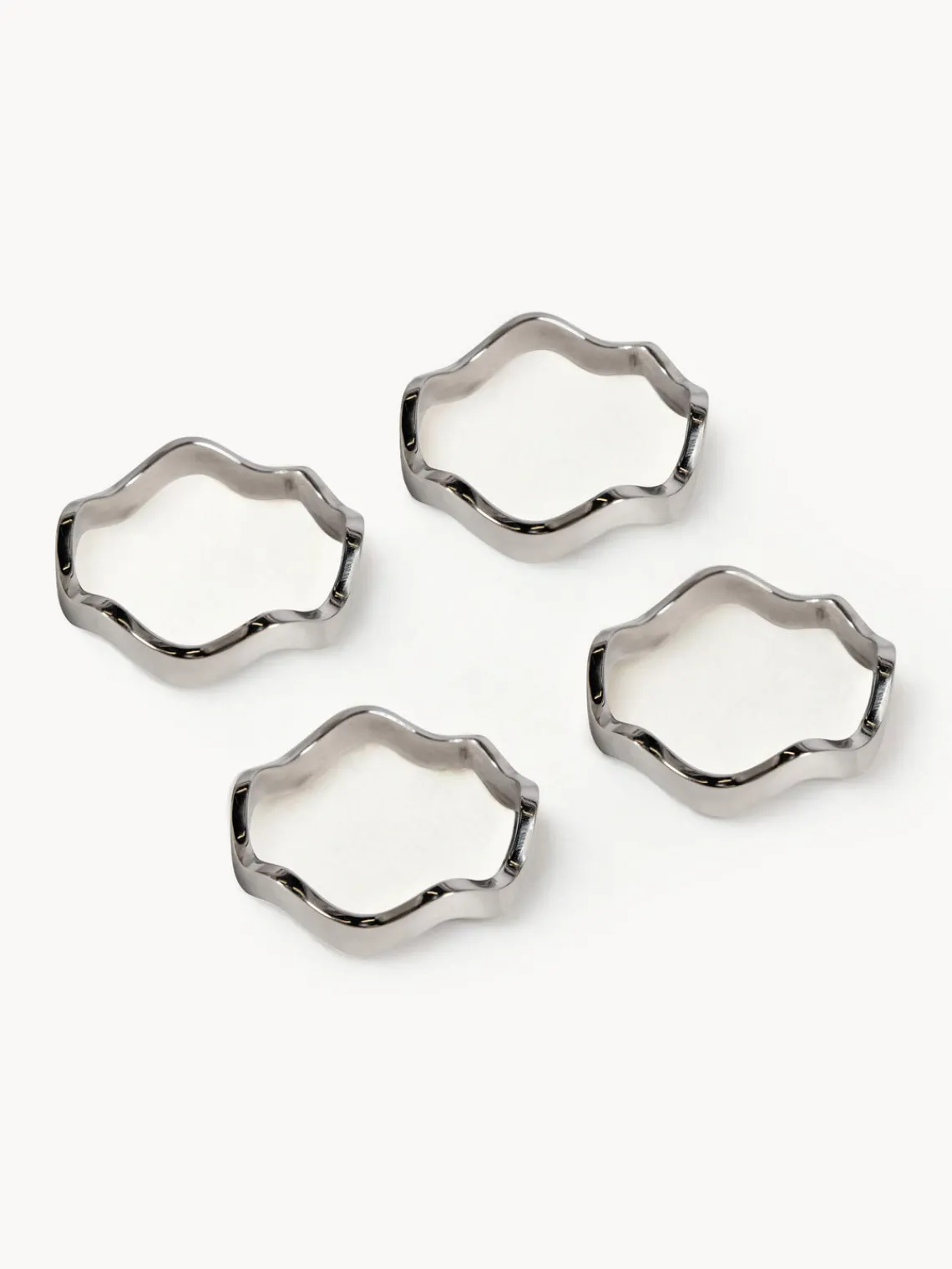 Clearance Sagaform Ronds de serviette de table Anna, 4 pièces