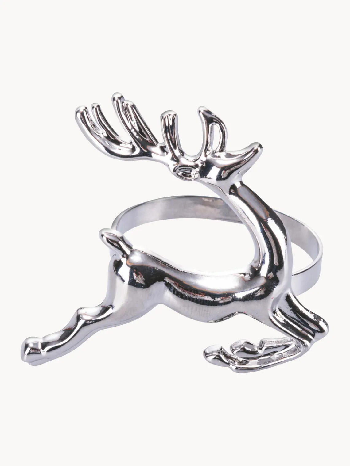 Clearance Villa D'Este Home Tivoli Ronds de serviette de table Reindeer, 4 pièces