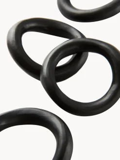 Online Jotex Ronds de serviette de table Parker, 4 pièces Noir