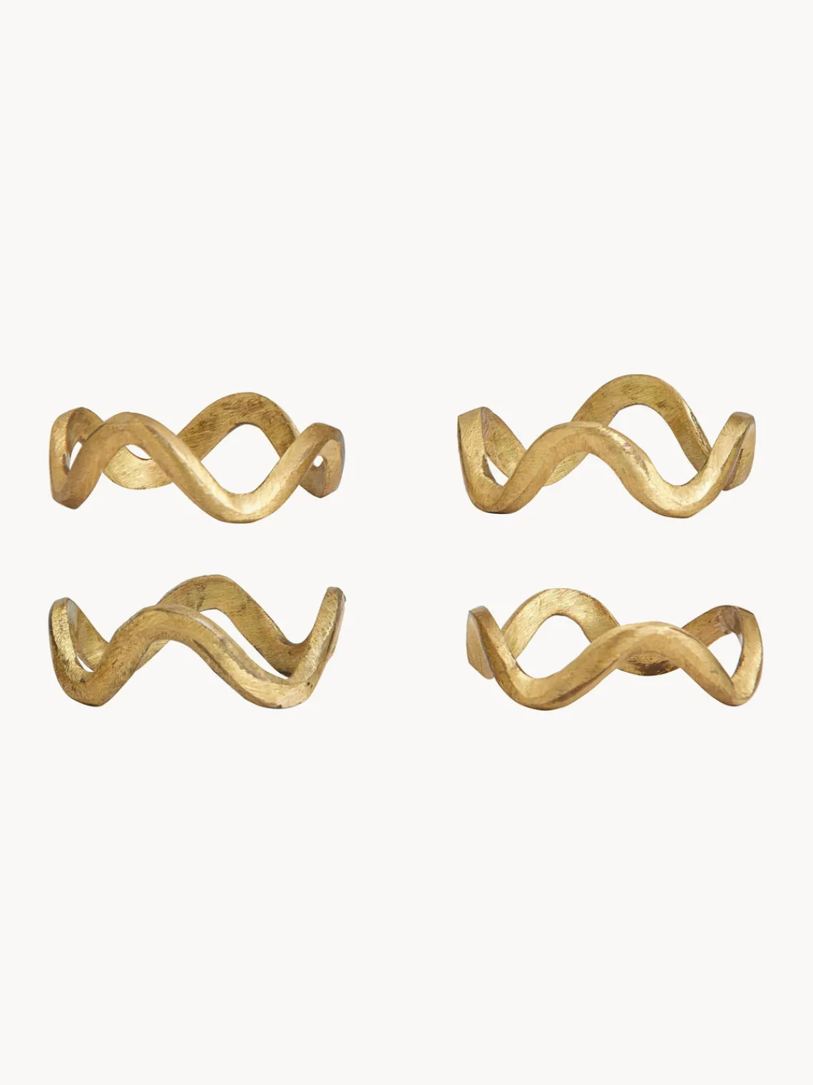 Hot Nordal Ronds de serviette Skye, 4 pièces