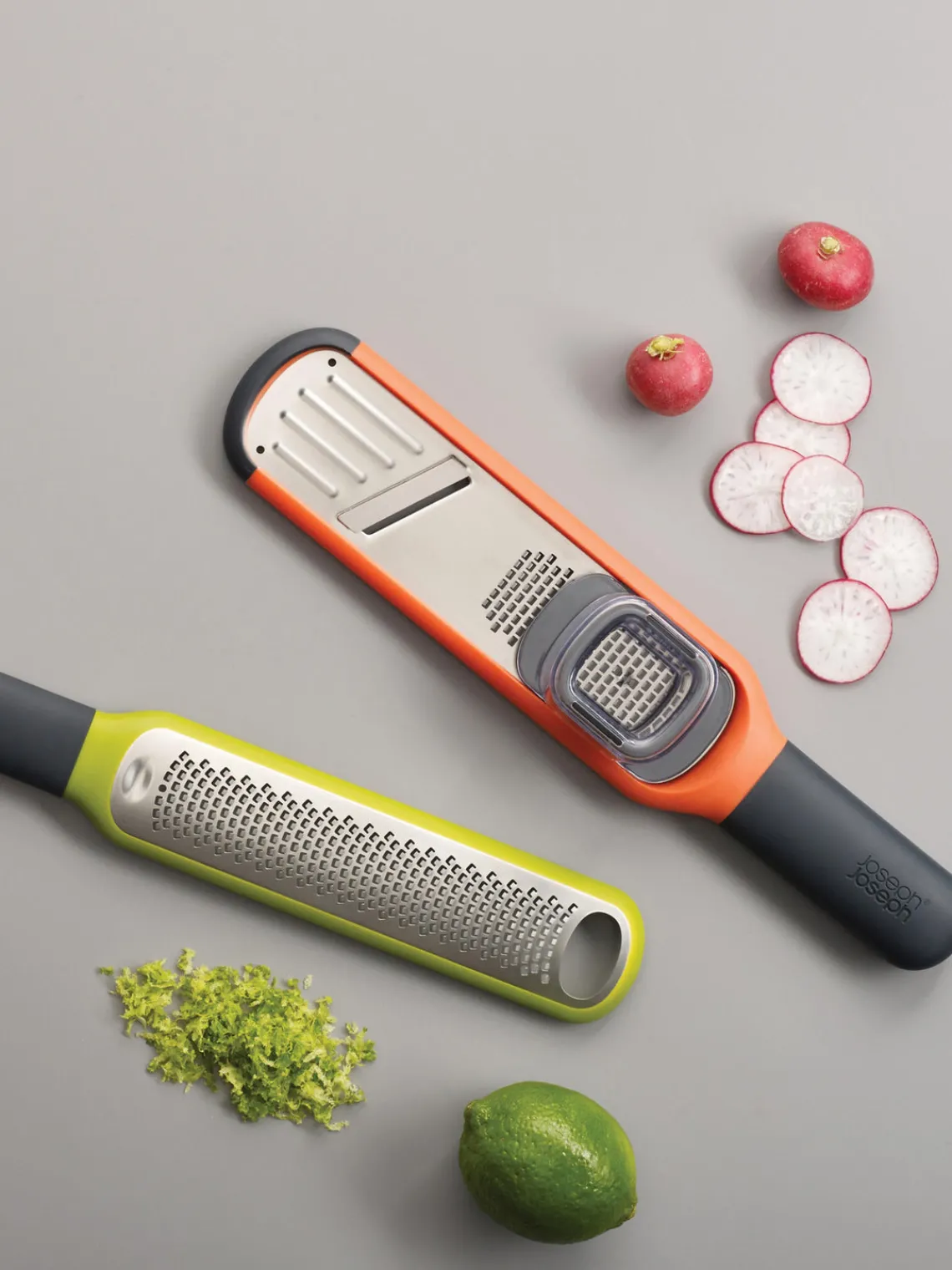 New Joseph Joseph Râpe à agrumes avec mini raclette Handi-Zest