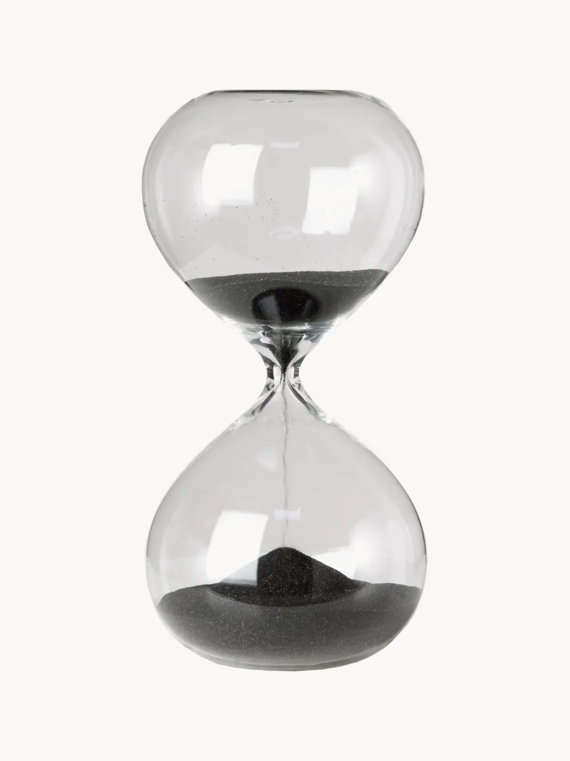 Sale Pols Potten Sablier en verre Ball, 30 minutes Noir