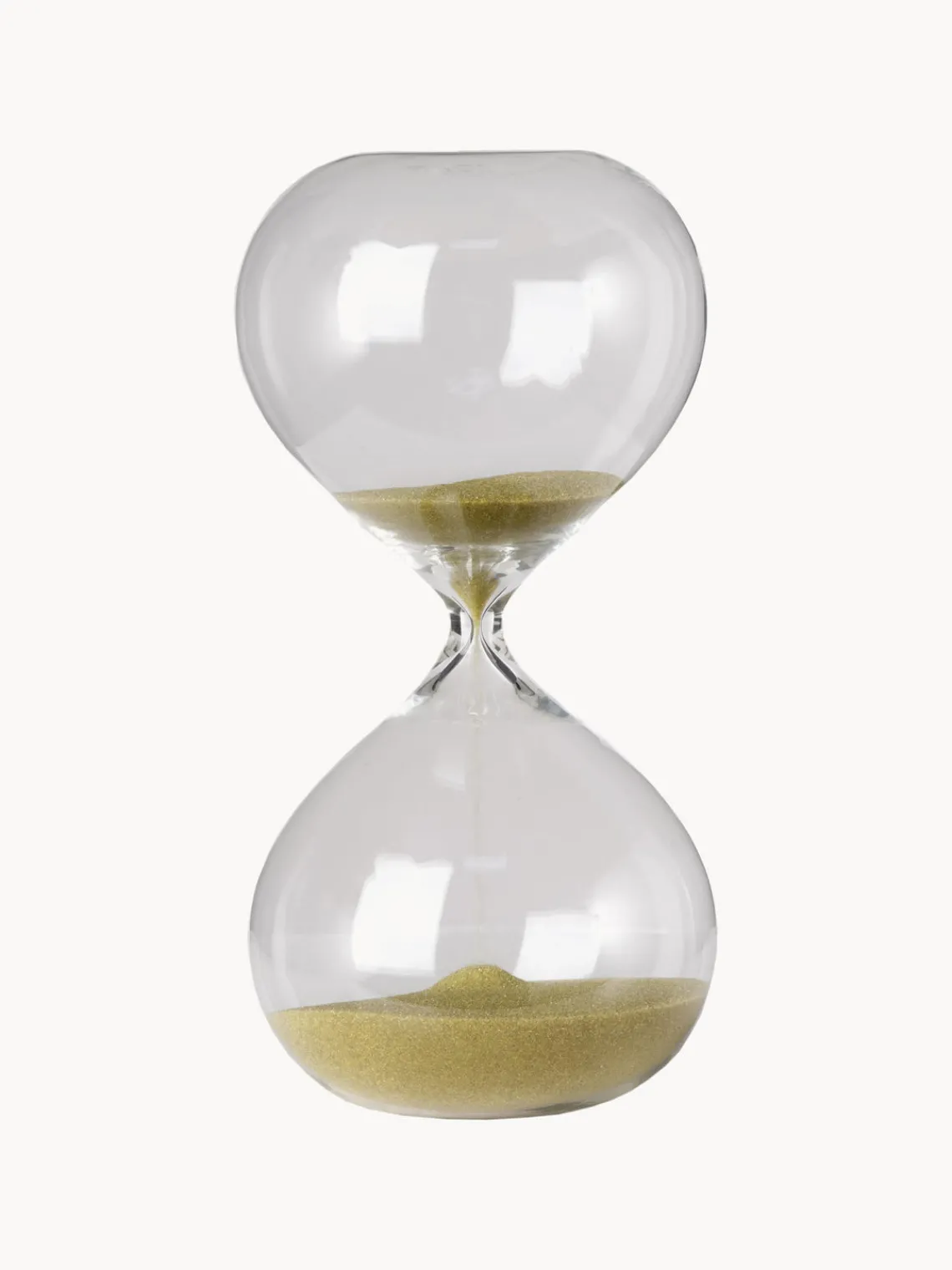 Outlet Pols Potten Sablier en verre Ball, 30 minutes Doré