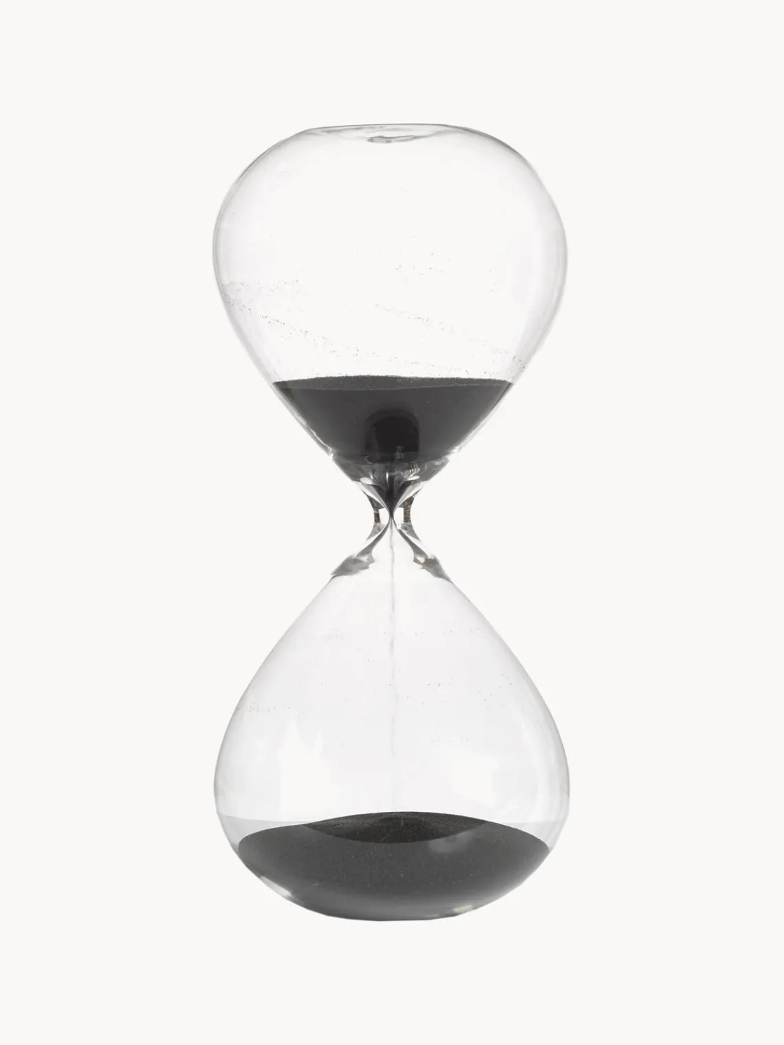 Clearance Pols Potten Sablier en verre Ball, 90 minutes Noir