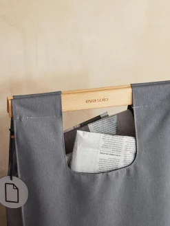 Sale Eva Solo Sac de tri sélectif Trent, 28 L Gris foncé, bois de hêtre