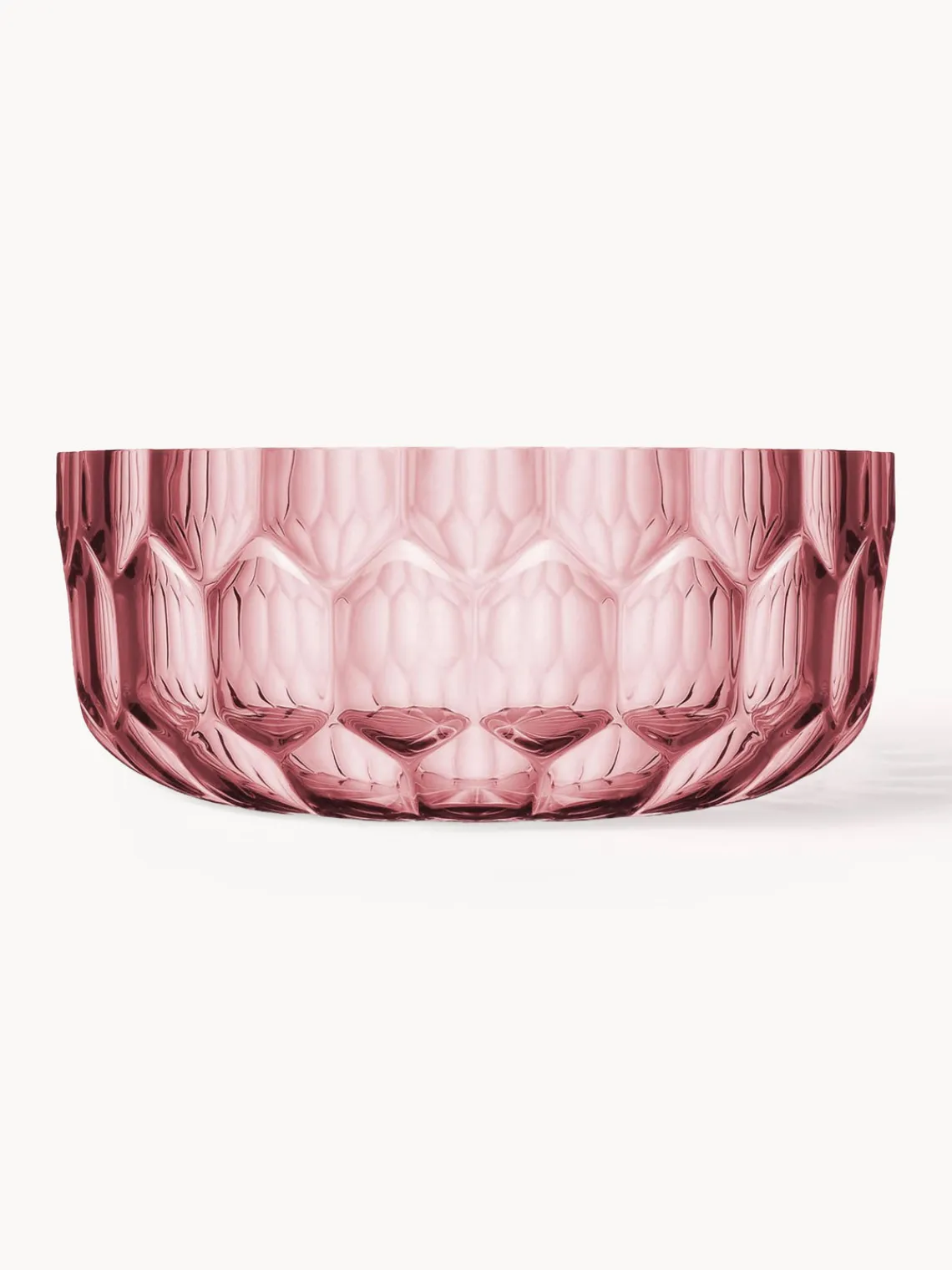 Best Kartell Saladier en plastique XL Jellie Family Rose, transparent