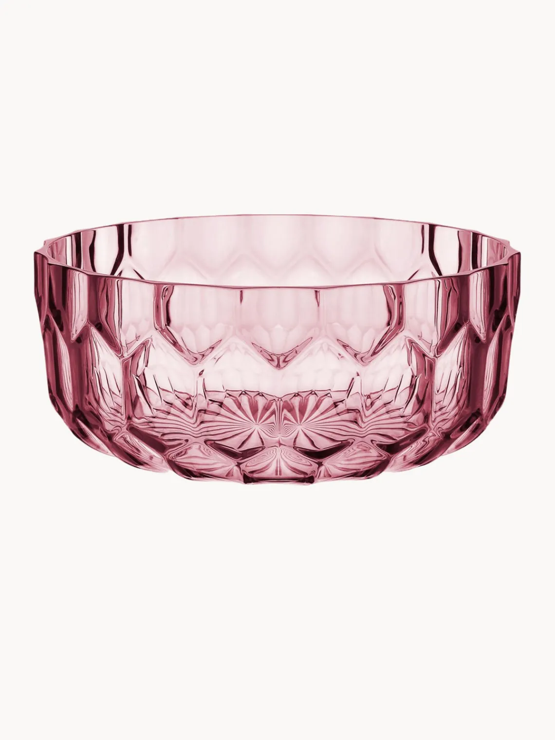 Best Kartell Saladier en plastique XL Jellie Family Rose, transparent