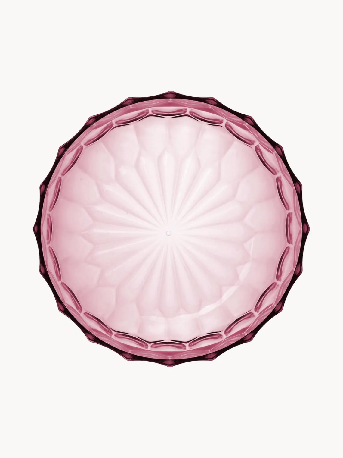 Best Kartell Saladier en plastique XL Jellie Family Rose, transparent