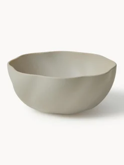 Clearance Broste Copenhagen Saladier fait à la main de forme organique Limfjord Beige clair