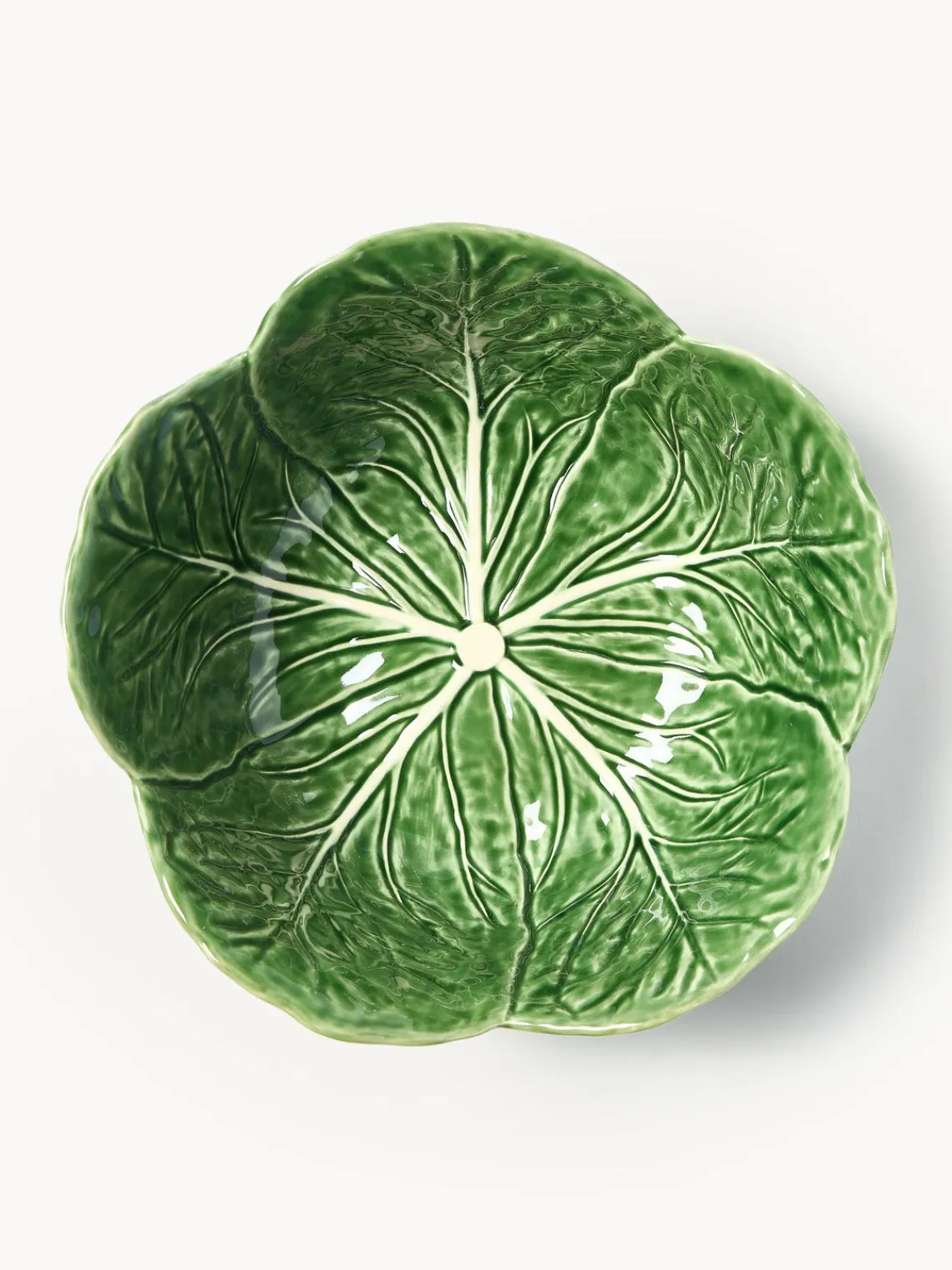 Sale BORDALLO PINHEIRO Saladier peint à la main Cabbage