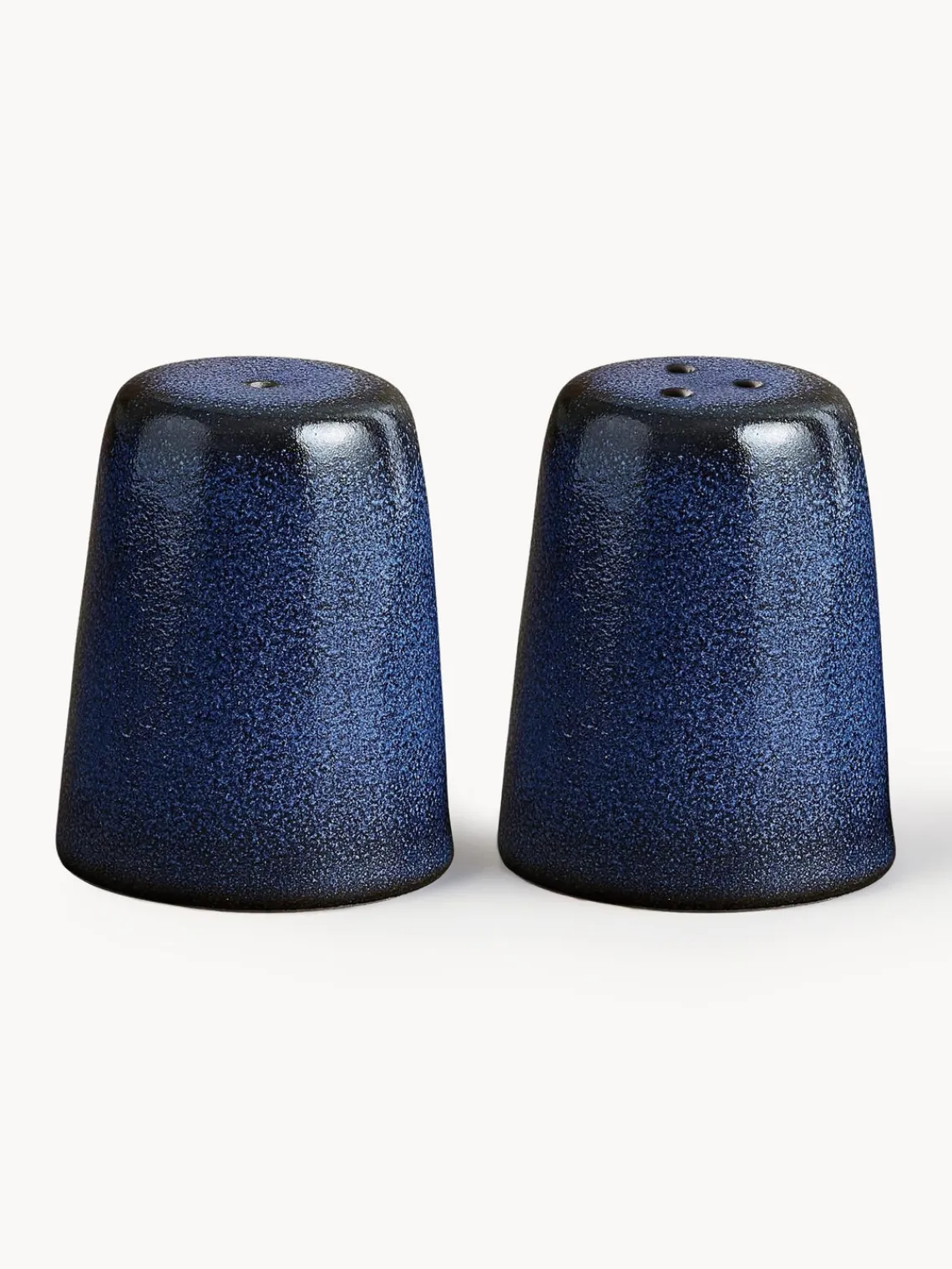 Sale Aida Salière et poivrière artisanales Raw, 2 élém.