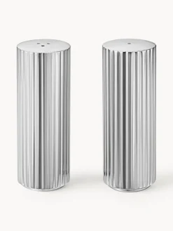 Sale GEORG JENSEN Salière et poivrière de acier inoxydable Bernadotte , 2 élém.