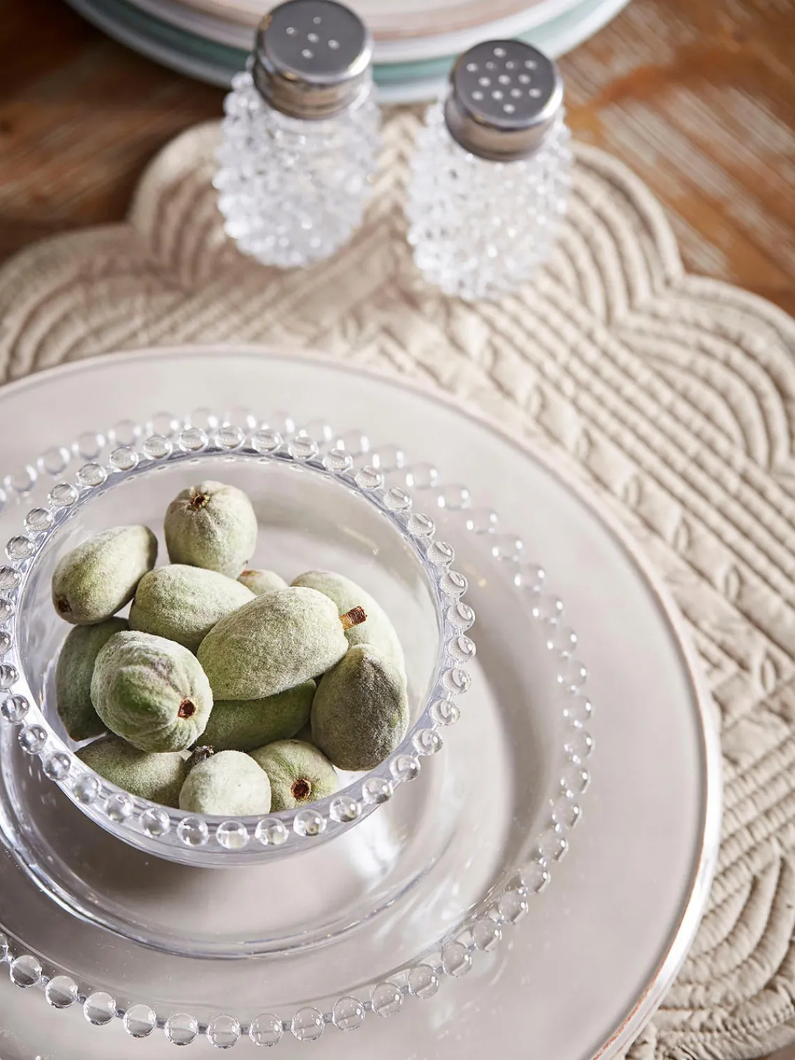 Outlet Cote Table Salière et poivrière Perles, 2 élém.
