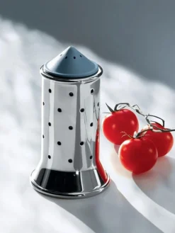 Best ALESSI Salière Happy Gris-bleu, argenté