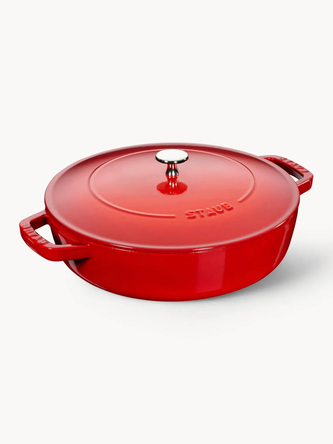 Sale Staub Sauteuse en fonte Chistera Rouge