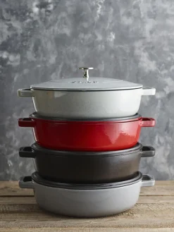 Sale Staub Sauteuse en fonte Chistera Rouge