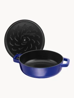 Outlet Staub Sauteuse en fonte Chistera Bleu roi, haute brillance