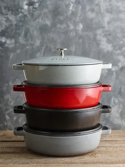 Discount Staub Sauteuse en fonte Chistera Gris clair