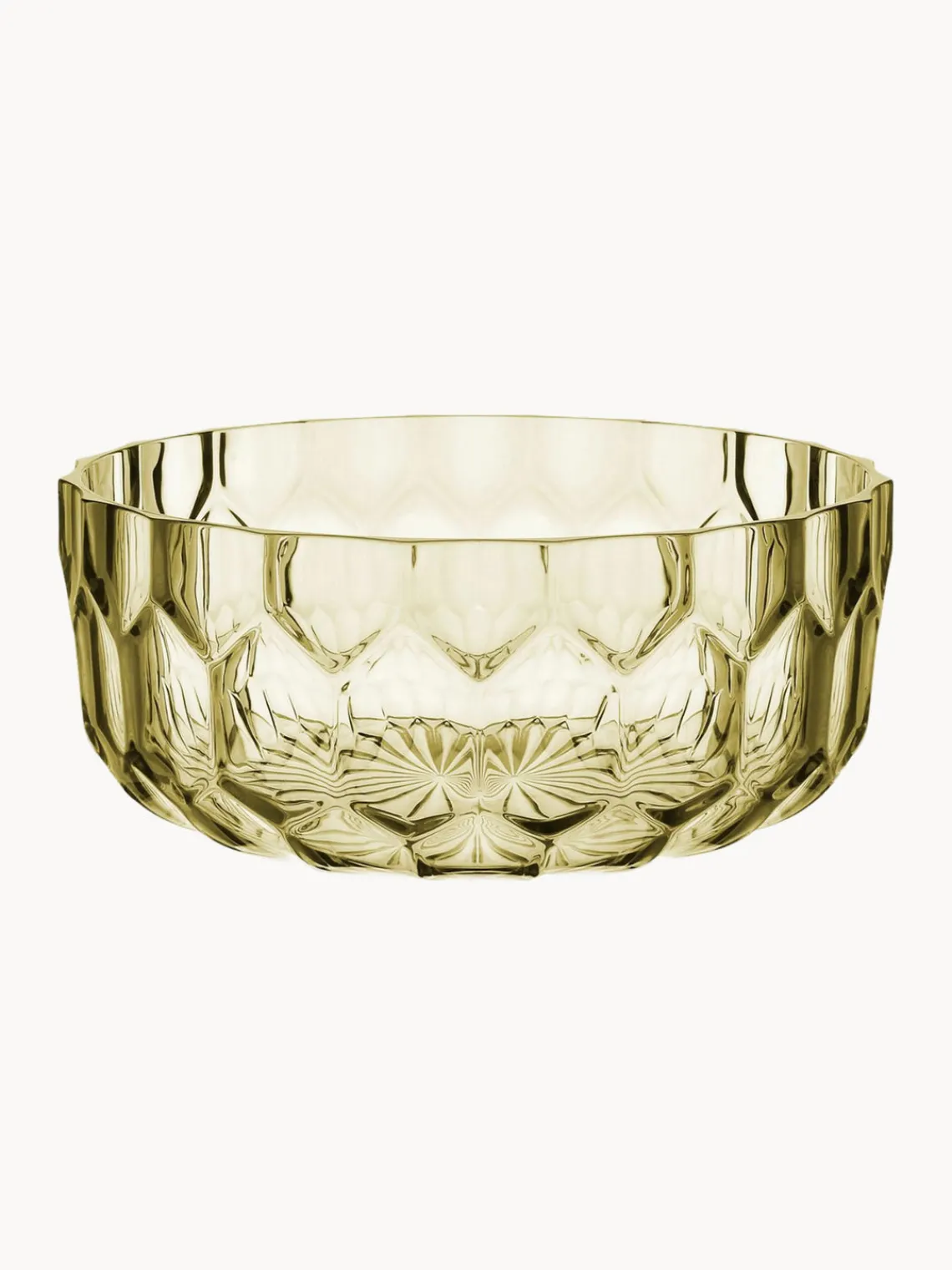 New Kartell Service à salade avec surface texturée Jellies Vert olive