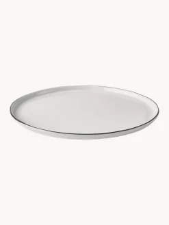 Clearance Broste Copenhagen Service de table artisanal en porcelaine Salt, 4 personnes (12 élém.)