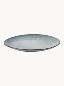 Sale Broste Copenhagen Service de table artisanal Nordic Sea, 4 personnes (12 élém.) Gris-bleu, chiné