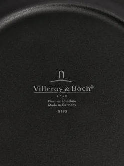 New Villeroy & Boch Service de table en porcelaine Rock, 2 personnes (6 élém.) Noir