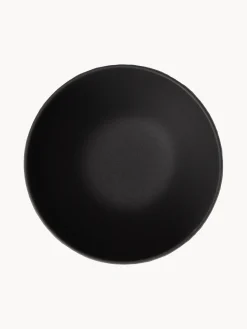 New Villeroy & Boch Service de table en porcelaine Rock, 2 personnes (6 élém.) Noir