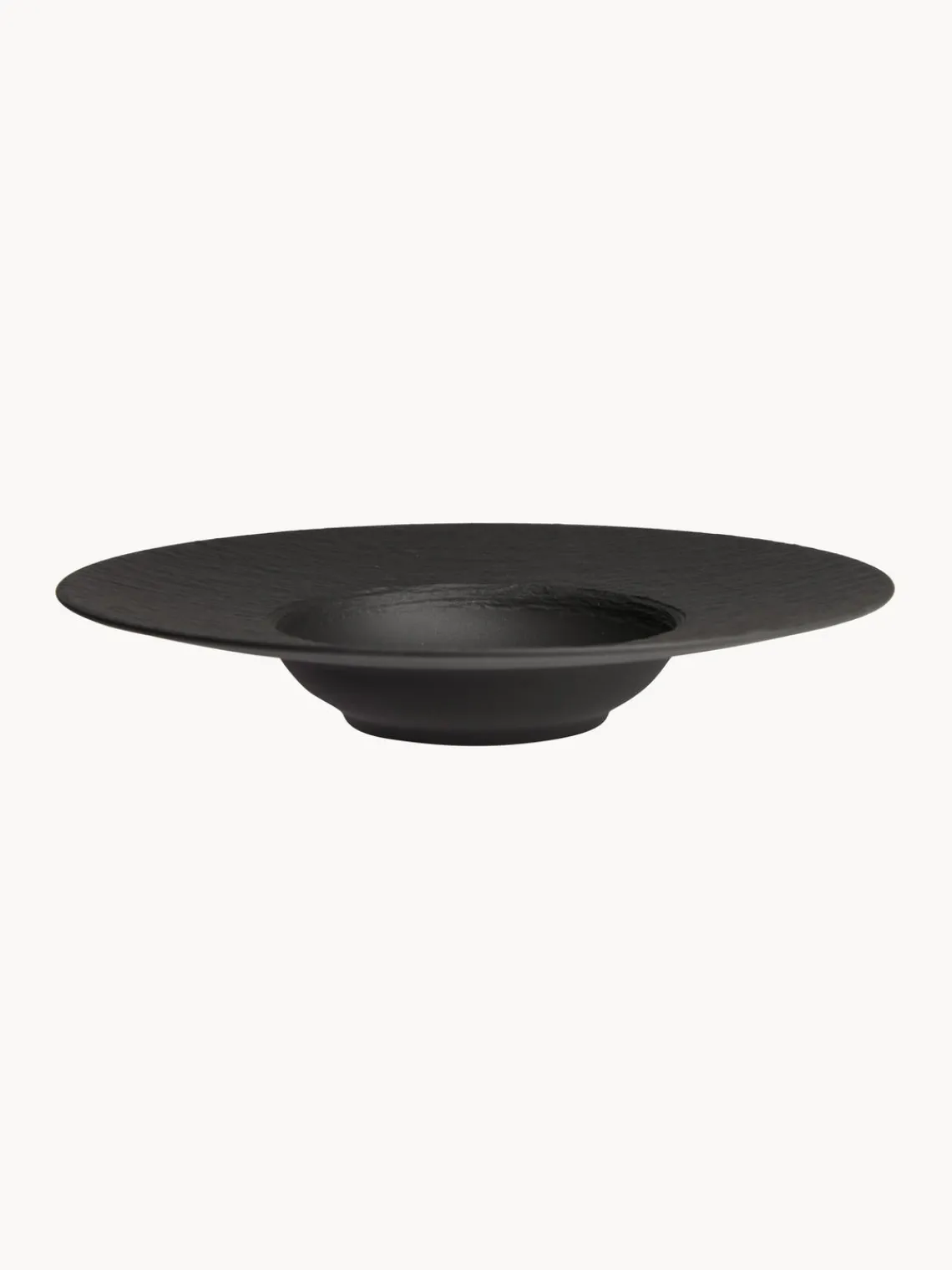 New Villeroy & Boch Service de table en porcelaine Rock, 2 personnes (6 élém.) Noir