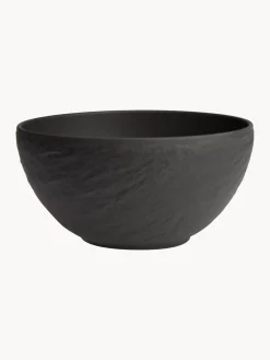 New Villeroy & Boch Service de table en porcelaine Rock, 2 personnes (6 élém.) Noir