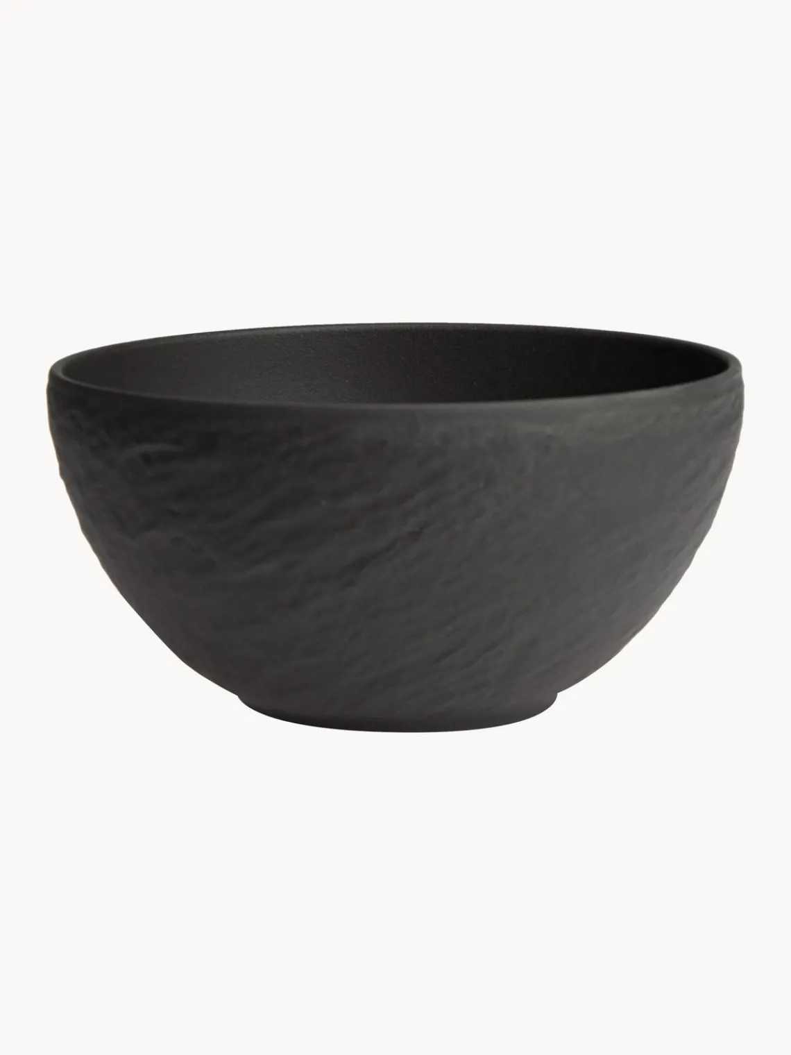 New Villeroy & Boch Service de table en porcelaine Rock, 2 personnes (6 élém.) Noir
