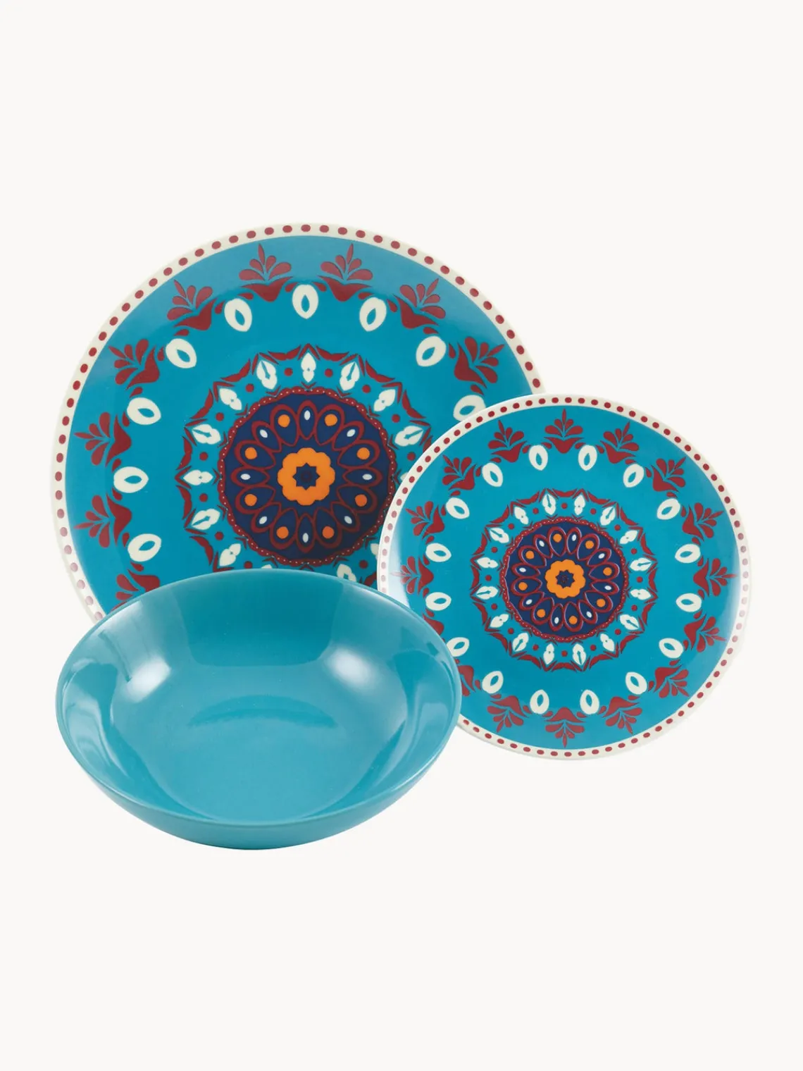 Clearance Villa D'Este Home Tivoli Service de table en porcelaine Shiraz, 6 personnes (18 élém.)