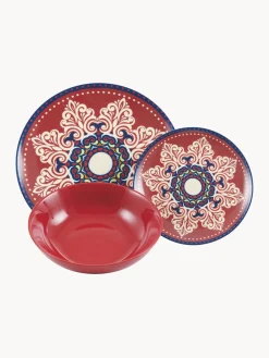 Clearance Villa D'Este Home Tivoli Service de table en porcelaine Shiraz, 6 personnes (18 élém.)