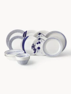 Discount ROYAL DOULTON Service de table en porcelaine Pacific Blue, 4 personnes (16 élém.)