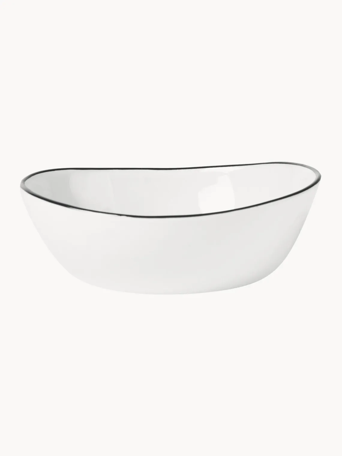Fashion Broste Copenhagen Service petit déjeuner artisanal en porcelaine Salt, 4 personnes (16 élém.)