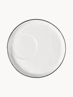 Fashion Broste Copenhagen Service petit déjeuner artisanal en porcelaine Salt, 4 personnes (16 élém.)
