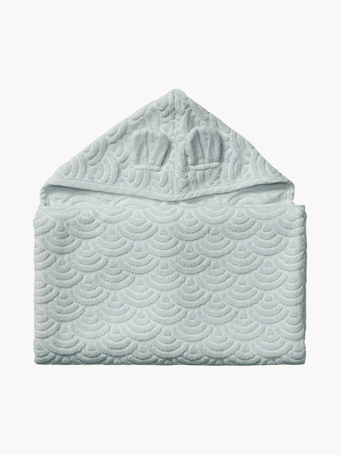 New Cam Cam Copenhagen Serviette bébé en coton bio Rabbit Vert sauge