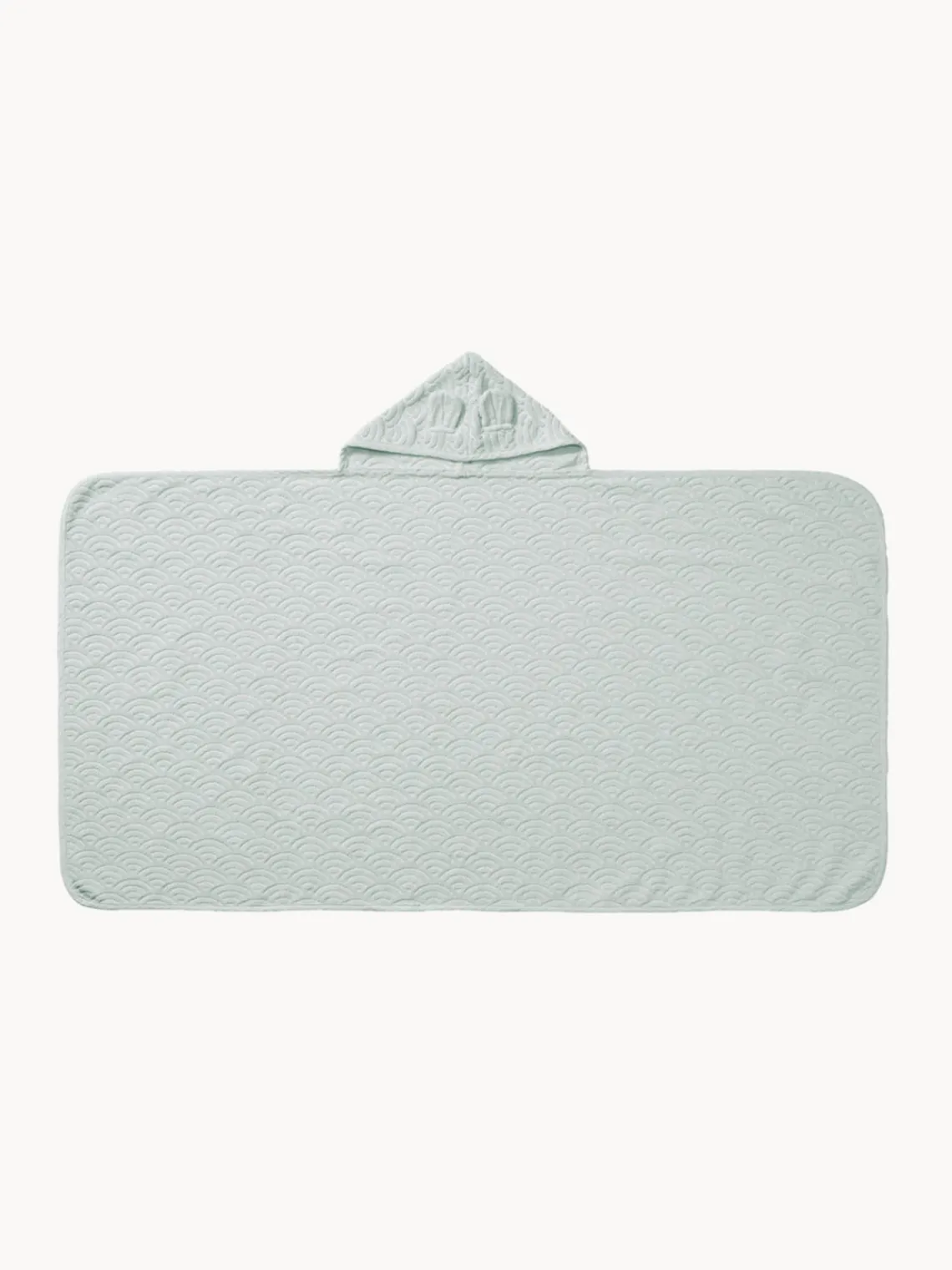 New Cam Cam Copenhagen Serviette bébé en coton bio Rabbit Vert sauge