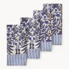 Online Bungalow Serviettes avec motif à fleurs Jasmine, 4 pièces